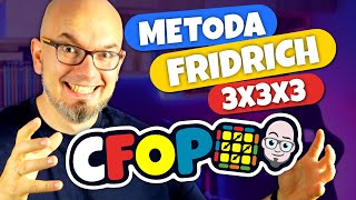 Metoda FRIDRICH 3x3x3 CFOP z Rubitrenerem [upl. by Ted44]