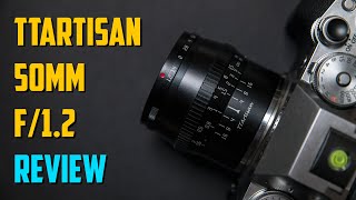 TTArtisan 50mm F12 Real World Review On Fujifilm XT4 [upl. by Enyedy997]