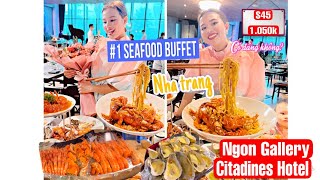 Tiệc gia đình tại Buffet 5 tôm hùm hải sản chất lượng cao chật kín bàn ở Nha Trang Ngon Gallery [upl. by Ahseet]