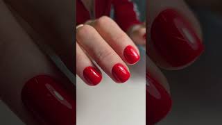 Perfect Gel Polish 💅🏼 red gel polish [upl. by Yleek]