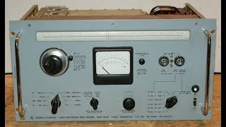 Rohde amp Schwarz SBF Whats inside 1963 Vintage teardown BEB 90 [upl. by Griffith]