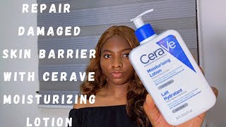 CERAVE MOISTURISING LOTION FOR REPAIR OF DAMAGED SKIN BARRIERDRY SKIN AND SENSITIVE SKIN  REVIEW [upl. by Nere]