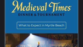 MEDIEVAL TIMES EXPERIENCE myrtlebeach experience southcarolina [upl. by Lavro]