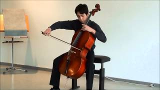 Manuel Lipstein 13 plays Ligeti Sonata for Cello solo [upl. by Sonaj]