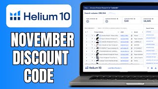 Helium 10 November Coupon [upl. by Lytton]