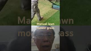 Manual lawn mower agriculture gardening [upl. by Alilad]