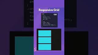 Responsive CSS grid  Flexbox using HTML amp CSS 👨🏼‍💻🤩 javascript cssgrid responsivewebsite short [upl. by Eireva]