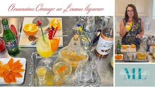 🍊ARMENIAN ORANGE OR LEMON LIQUEUR HOMEMADE NARINGI LIQUEUR [upl. by Robby754]