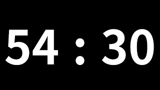 54분 30초 타이머｜54minute 30second timer｜3270 second timer｜Countdown with Alarm [upl. by Merridie]