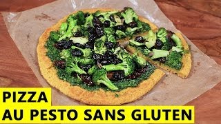 Pizza au pesto sans gluten [upl. by Shaylyn790]