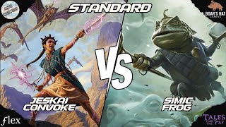 Jeskai Convoke VS Simic Frogs MTG Standard [upl. by Ydner]