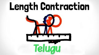 Length contraction in telugu  BSc first semester physics [upl. by Fidelity661]