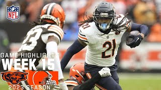 Chicago Bears vs Cleveland Browns  2023 Week 15 Game Highlights [upl. by Atnauqahs371]