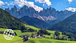 Dolomites Italy Amazing Places 4K [upl. by Earlene]