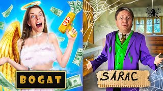 Partea 4 💰 Sărac vs Bogat de Ziua Profesorului 👩‍🏫 [upl. by Kirad]