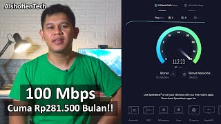 Internet Murah 100Mbps CUMA Rp281500  BIZNET 2023 [upl. by Aicnelav]