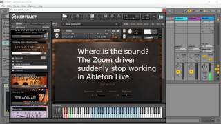 Zoom UAC8  driver crash  Ableton Live Windows 10 [upl. by Somar193]