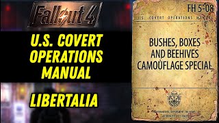 US COVERT OPERATIONS MANUAL  LIBERTALIA Magazine Location  FALLOUT 4 [upl. by Oulman]