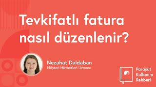 Tevkifatlı fatura nasıl düzenlenir [upl. by Woody742]