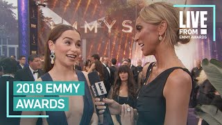 Emilia Clarke Admits It Took Time to Process Final quotGoTquot Script  E Red Carpet amp Award Shows [upl. by Yorgo]