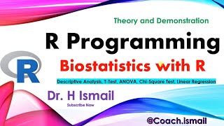 Biostatistics with R  Hypothesis Testing  P value  Descriptive Stats ANOVA tTests and More [upl. by Peddada158]