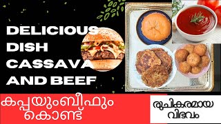 Lilly’s Tasty Kitchen Delicious delights Culinary Cassava Beef Mouth Watering Recipe 😋 [upl. by Nannek]