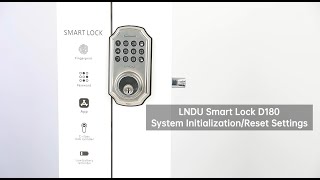 LNDU D180 System InitializationReset Settings [upl. by Olwena353]