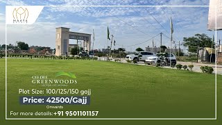 Plots in sector 115 Mohali 100125150 gajj Greenwoods  Offer Price 42500 on Highway Property [upl. by Meehar]