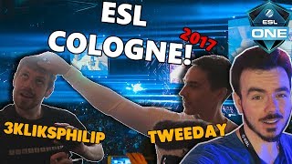 Meeting 3KLIKSPHILIP MrTweeday amp BananaGaming  Backstage Tour  ESL COLOGNE VLOG [upl. by Nedaj]