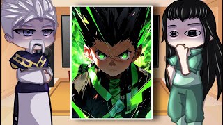 Zoldyck Family React To Gon Freecss  Hunter X Hunter  Gacha Club [upl. by Adnirolc]