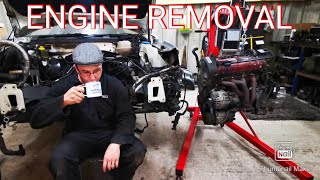 VW Polo GTI  Engine and Gearbox Removal [upl. by Anai756]