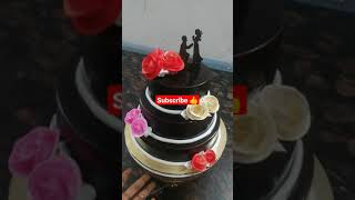 3 step chokleate anniversary chocolate capple cake chokleate flawars cakeshorts caketechnical [upl. by Bayless]