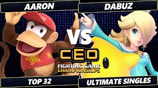 CEO 2024  Aaron Diddy Kong Vs Dabuz Rosalina Smash Ultimate  SSBU [upl. by Anined707]