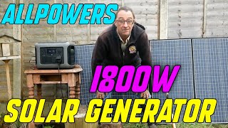 Solar Generator Kit – 1800w Allpowers Sp037 400w Solar Panel [upl. by Anehsuc543]