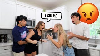 ARGUING IN FRONT OF OUR BOYFRIENDS PRANK [upl. by Enattirb575]