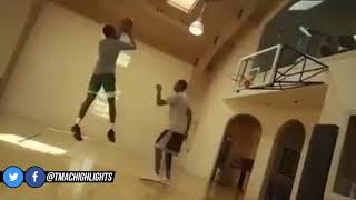 Tracy McGrady Teaching Jaylen Brown Some Of His Moves  July 15 2018 [upl. by Anoj]