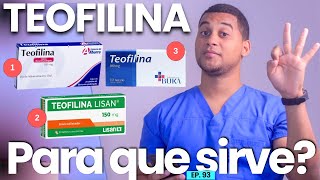 TEOFILINA PARA QUE SIRVE  3 COSAS [upl. by Krenn]