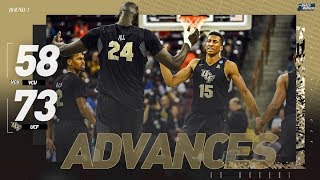 UCF vs VCU First round NCAA tournament extended highlights [upl. by Hayn]