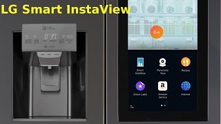 LG unveils Smart InstaView Refrigerator powered by webOS and Amazons Alexa  QPT [upl. by Emelen]