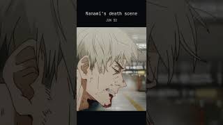 Nanamis death scene  Nanami edit  Jujutsu Kaisen Season 2 anime jujutsukaisen animeedit [upl. by Akihsay]