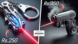 12 CRAZY KEYCHAIN GADGETS UNDER Rs100 Rs500 and Rs1000  Available on Amazon [upl. by Sabian]