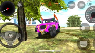 new gaming video Mahindra thar 4×4 stunt Kanhaiya Gaming  trending game video Indian cars simulator [upl. by Afaw]