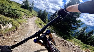 Hacklberg Trail 2022  Highlights  bikepark Saalbach Hinterglemm  4K  mtb downhill [upl. by Mavra983]