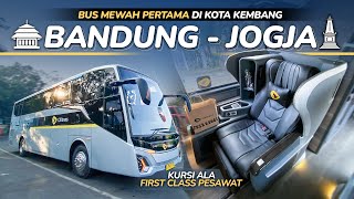 BUS MEWAH PERTAMA DI BANDUNG BERAPA TARIFNYA LINE PERDANA CITITRANS BUSLINE RUTE BANDUNG  JOGJA [upl. by Nadnarb]