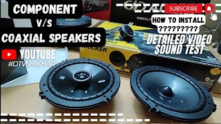 Which Speakers to buy  Components Or Coaxial Speakers  Output Explained audio viral caraudio [upl. by Nallac156]