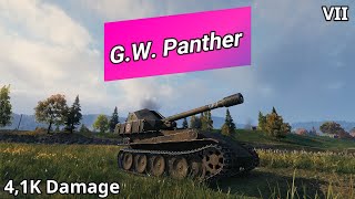 GW Panther 41K Damage  World of Tanks [upl. by Airbmat]