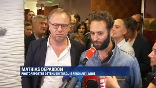 Mathias Depardon quotJe suis très heureux dêtre en Francequot [upl. by Darb]