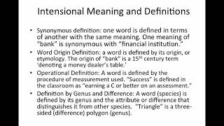 quotAn Introduction to Critical Thinkingquot Chapter 1 Sentence and Meaning Basics [upl. by Rudin148]