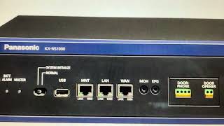 Hard Reset Panasonic KXNS1000 Server [upl. by Lenora403]