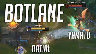 RATIRL vs YamatosDeath in Bot Lane [upl. by Bornie124]